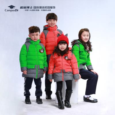 校园博士定制校服秋冬学院派棉服套装